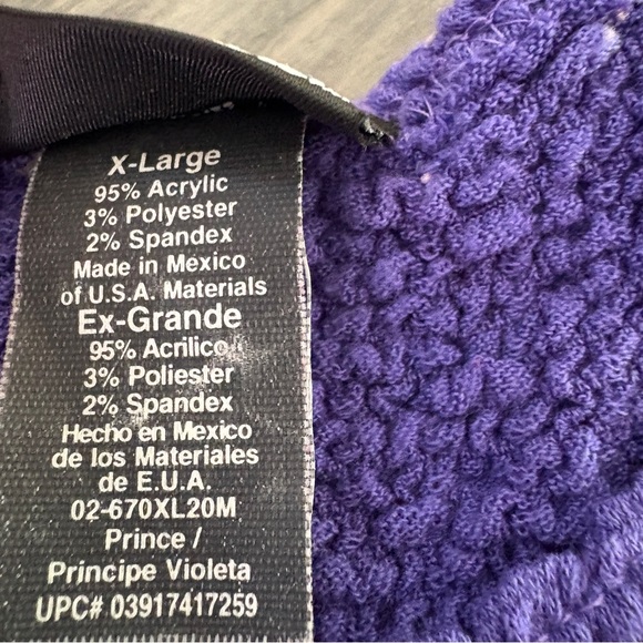 No Boundaries Vibrant Purple Periwinkle Super Stretchy Knit Top 90s Y2K - Picture 4 of 5